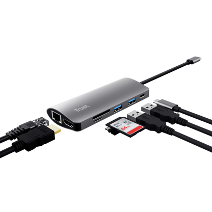 TRUST ADATTATORE DALYX 7-IN-1 USB-C [23775]