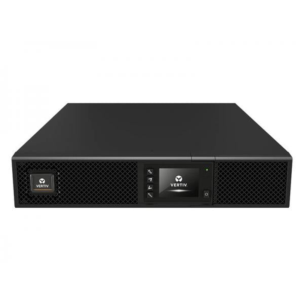 Vertiv Liebert UPS GXT5 - 1.000 VA / 1.000 W, 230 V  Rack/tower online, garanzia online di 3 anni, con kit di montaggio in rack fisso (GXT5-1000IRT2UXL) [GXT5-1000IRT2UXL]
