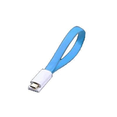 Atlantis Land 0.2m USB 2.0 A - Micro USB 2.0 B M/M cavo USB 0,2 m USB A Micro-USB B Blu [P019-UMC-BL-0.2]