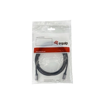 Equip 128382 Cavo USB4 Gen 2x2 da C a C, M/M, 2,0 m, PD 100W, 4K/60Hz, 20Gbps, nero [128382]
