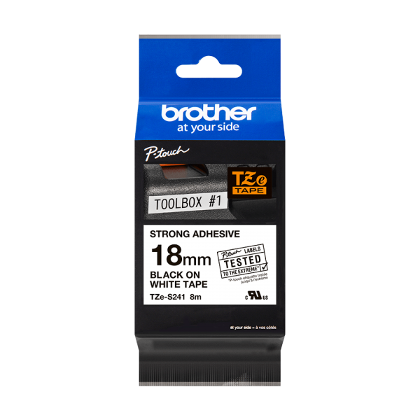 BROTHER NASTRO LAMINATO DA 36MM (8M) BIANCO [TZES241]