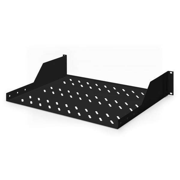 Digitus 2U fixed shelf for racks from 450 mm depth [DN-19TRAY-2-SW]