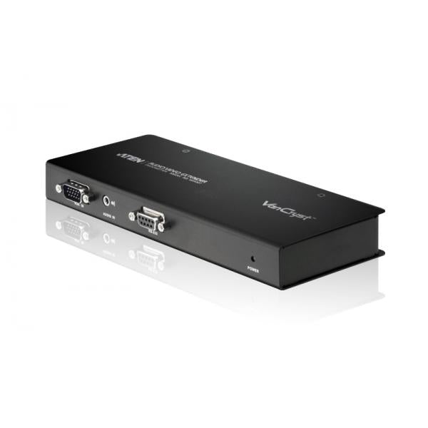 ATEN RJ45 Video Extender, Local Unit (Transmitter) Up To 300 M + Balanced Audio + RS232 (150M 1600x [VE500T-AT-G]