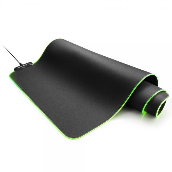 Sharkoon 1337 RGB V2 Tappetino per mouse per gioco da computer Nero [1337GAMINGMATRGBV2900]