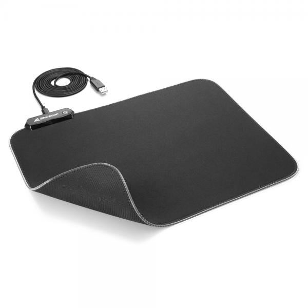 Sharkoon 1337 RGB V2 Gaming Mat Tappetino per mouse per gioco da computer Nero [1337GAMINGMATRGBV2360]
