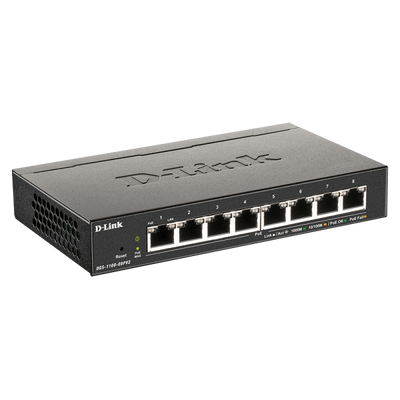 D-LINK SWITCH 8 PORTE GIGABIT POE SMART MANAGED [DGS-1100-08PV2]