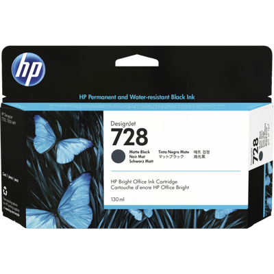 HP CART INK 728 NERO OPACO [3WX25A]