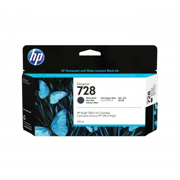 HP CART INK 728 NERO OPACO [3WX25A]