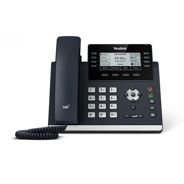 Yealink SIP-T43U, SIP Phone Bluetooth via dongle Wifi via dongle [SIP-T43U]