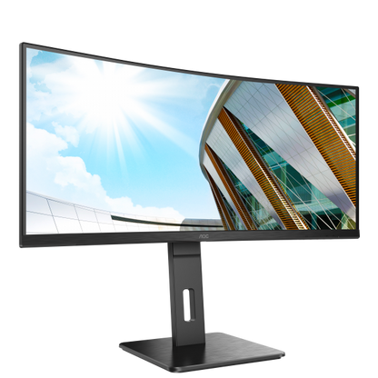 AOC MONITOR CURVO 34 LED VA 21:9 QHD 1MS 300 CDM, HDMI/DP, MULTIMEDIALE [CU34P2A]