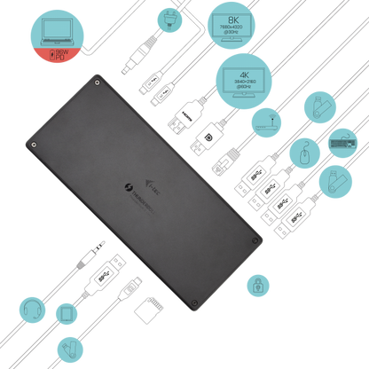 i-tec Thunderbolt 3 3x Display Docking Station + Power Delivery 96W [TB3TRIPLEDOCKPDIT] - ITPartners