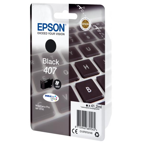 EPSON CART. INK NERO PER WF-4545, 407 L [C13T07U140]