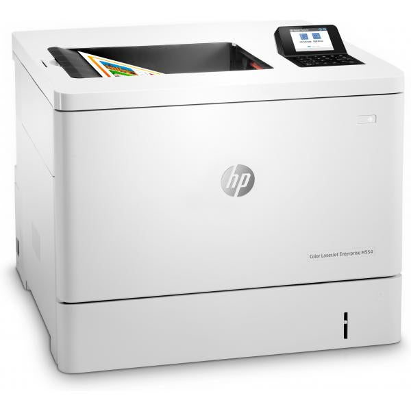 HP STAMPANTE LASER A4 COLORE, LASERJET M554DN, 33PPM, FRONTE/RETRO AUTOMATICO, USB/LAN [7ZU81A]