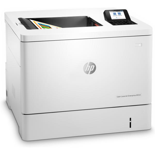 HP STAMPANTE LASER A4 COLORE, LASERJET M554DN, 33PPM, FRONTE/RETRO AUTOMATICO, USB/LAN [7ZU81A]
