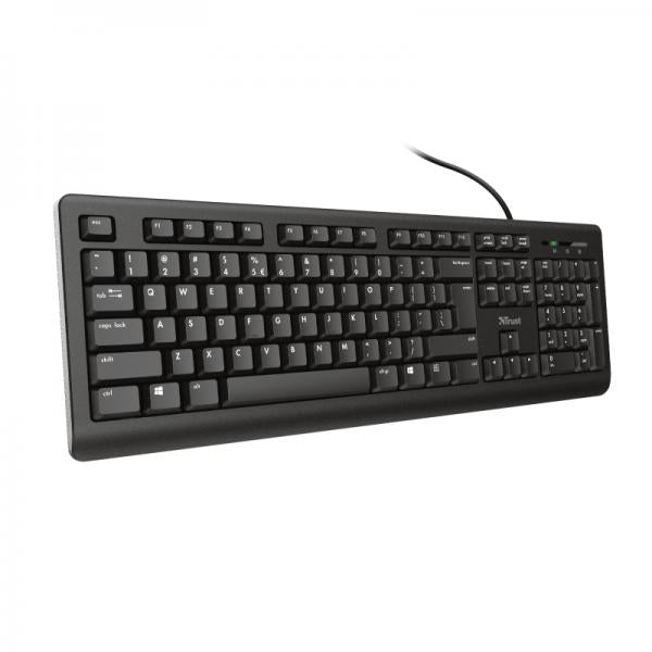 Trust Primo tastiera USB QWERTY Inglese Nero [23893]