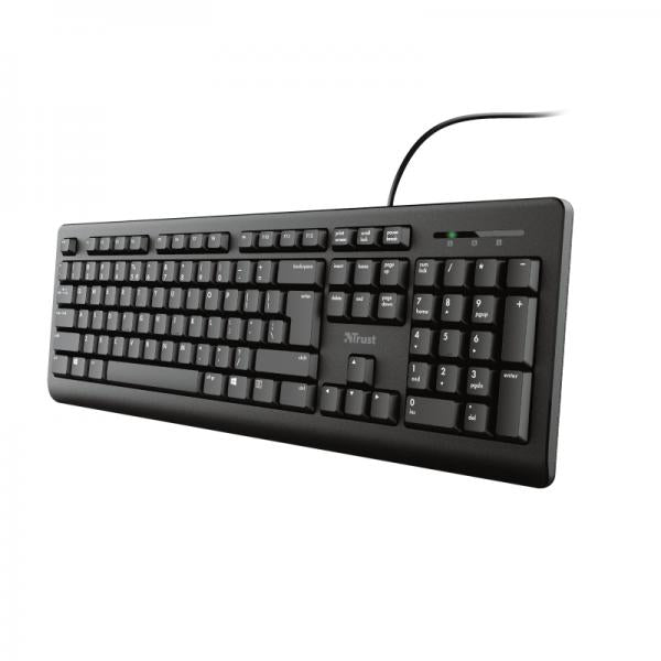 Trust Primo tastiera USB QWERTY Inglese Nero [23893]