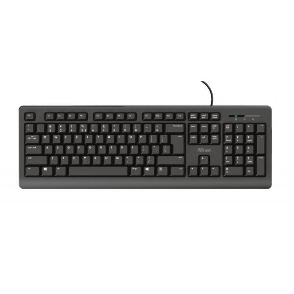 Trust Primo tastiera USB QWERTY Inglese Nero [23893]
