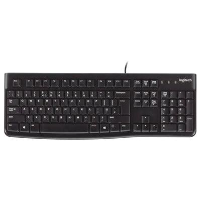 Logitech Keyboard K120 for Business tastiera Ufficio USB QWERTY Italiano Nero [920-002517]