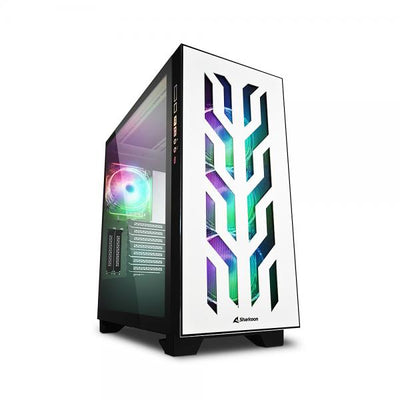 Sharkoon ELITE SHARK CA300T Tower Bianco [ELITESHARKCA300TWHITE] - ITPartners