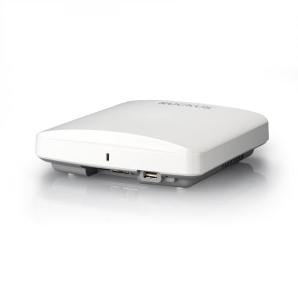 Ruckus Networks , Access Point Unleashed R550 dual-band 802.11abgn/ac/ax with Multi-Gigabit Ethernet backhaul and onboard BLE/ZIgbee, 2x2:2 streams (2.4GHz/5GHz) [9U1-R550-ww00]