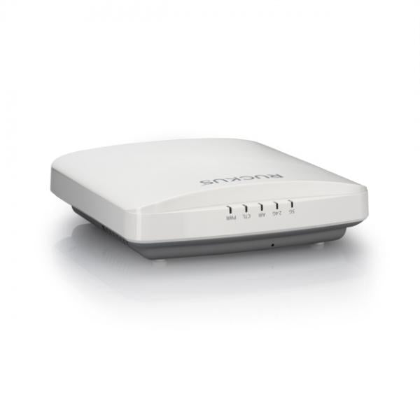 Ruckus Networks , Access Point Unleashed R550 dual-band 802.11abgn/ac/ax with Multi-Gigabit Ethernet backhaul and onboard BLE/ZIgbee, 2x2:2 streams (2.4GHz/5GHz) [9U1-R550-ww00]