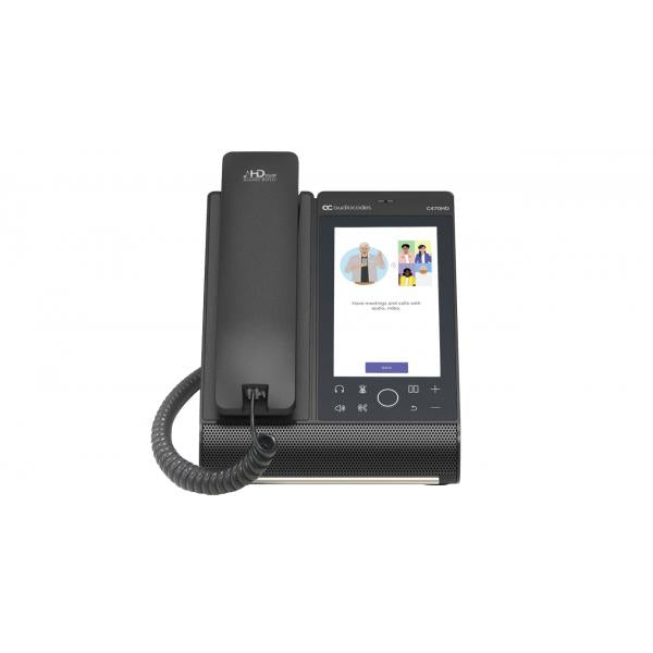 Audiocodes Teams C470HD Total Touch IP-Phone PoE GbE [TEAMS-C470HD]