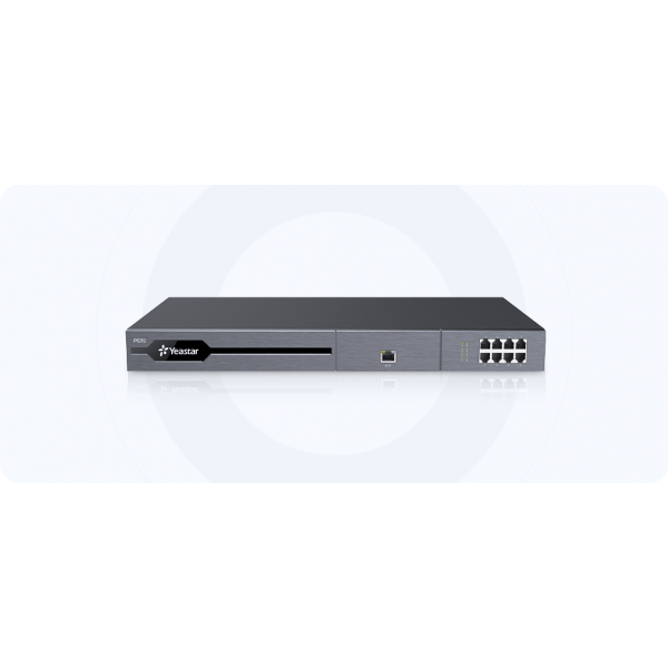 Yeastar P570 - Centralino hardware, rack 1U, Users: 300 (up to 500), Max Concurrent Calls: 60 (up to 120) [P570]