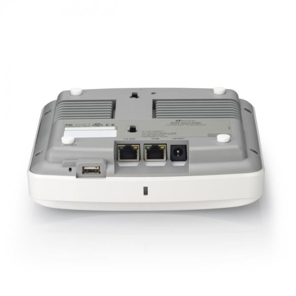 Ruckus Networks , Access Point R550 dual-band 802.11abgn/ac/ax with Multi-Gigabit Ethernet backhaul and onboard BLE/ZIgbee, 2x2:2 streams (2.4GHz/5GHz) OFDMA, MU-MIMO, BeamFlex+, dual ports, 802.3at P [901-R550-ww00]