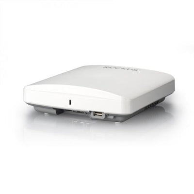 Ruckus Networks , Access Point R550 dual-band 802.11abgn/ac/ax with Multi-Gigabit Ethernet backhaul and onboard BLE/ZIgbee, 2x2:2 streams (2.4GHz/5GHz) OFDMA, MU-MIMO, BeamFlex+, dual ports, 802.3at P [901-R550-ww00]