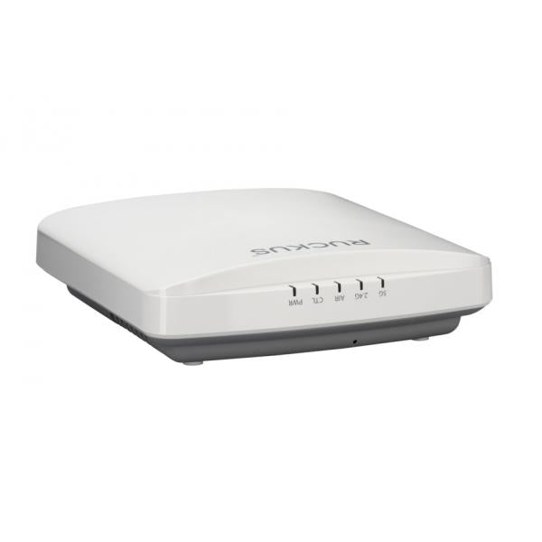 Ruckus Networks , Access Point R550 dual-band 802.11abgn/ac/ax with Multi-Gigabit Ethernet backhaul and onboard BLE/ZIgbee, 2x2:2 streams (2.4GHz/5GHz) OFDMA, MU-MIMO, BeamFlex+, dual ports, 802.3at P [901-R550-ww00]