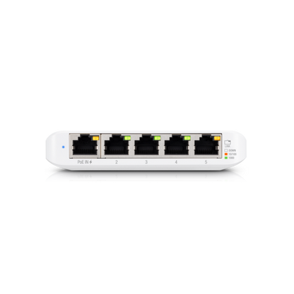 Ubiquiti - USW-Flex-Mini-EU - pack 5 - UniFi 5 Port Layer 2 switch with 4 GbE ports, 1 GbE PoE input port for power [USW-Flex-Mini-5]