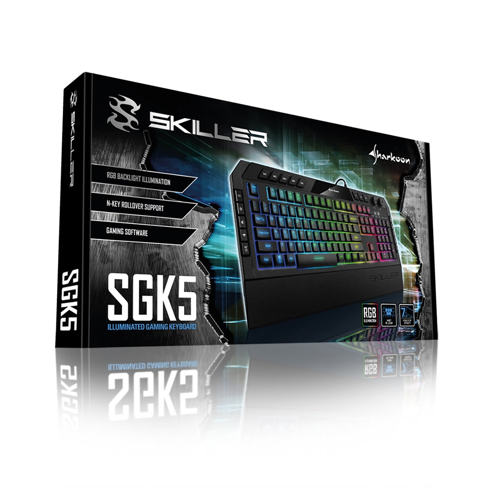 Sharkoon Skiller SGK5 tastiera USB Italiano Nero [SKILLERSGK5RGB]