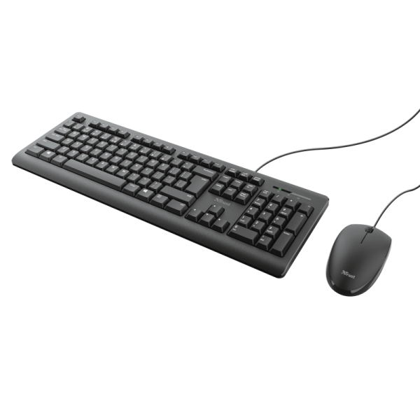 Trust Primo tastiera Mouse incluso USB QWERTY Inglese Nero [23974]