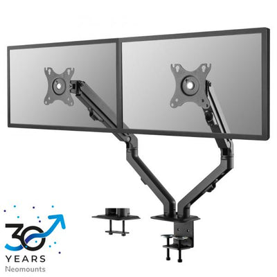 Neomounts Dual Monitor Arm - 17-27inch - 2-7 kg/screen - Coil Spring - Black [FPMA-D650DBLACK]