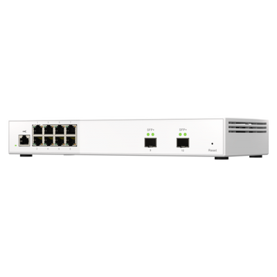QNAP SWITCH QSW-M2108-2S, managed, 8 port 2.5Gbps, 2 port 10Gbps SFP+ PROMO FINO AD ESAURIMENTO SCORTE [QSW-M2108-2S]
