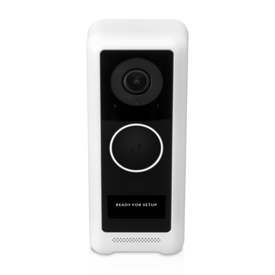 Ubiquiti - UVC-Doorbell-Lite-W - Videocitofono PoE compatto con audio bidirezionale e opzioni di montaggio versatili, bianco [UVC-Doorbell-Lite-W]