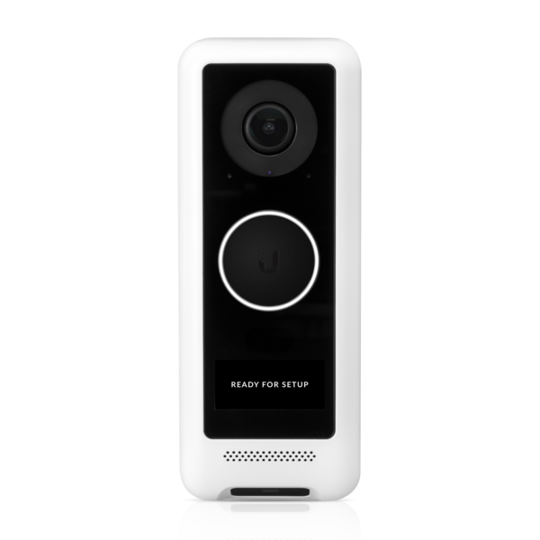 Ubiquiti - UVC-Doorbell-Lite-W - Videocitofono PoE compatto con audio bidirezionale e opzioni di montaggio versatili, bianco [UVC-Doorbell-Lite-W]