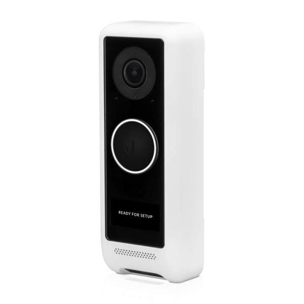 Ubiquiti - UVC-Doorbell-Lite-W - Videocitofono PoE compatto con audio bidirezionale e opzioni di montaggio versatili, bianco [UVC-Doorbell-Lite-W]