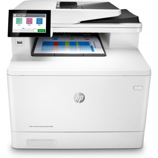 HP MULTIFUNZIONE LASER A4 COLORE, LASERJET M480F, 27PPM, FRONTE/RETRO, USB/LAN 4 IN 1 [3QA55A]