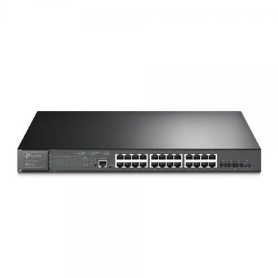 Tp-link JetStream 24-Port Gigabit and 4-Port 10GE SFP+ L2+ Managed Switch with 24-Port PoE+ [TL-SG3428XMP]