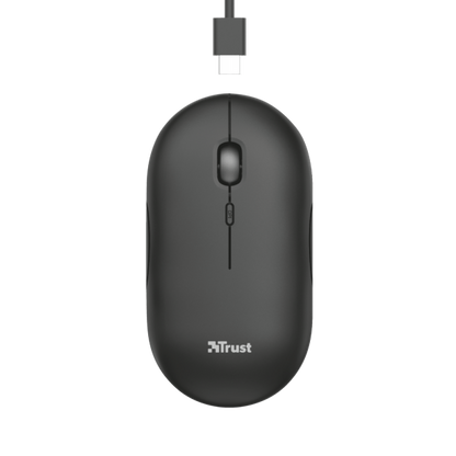 TRUST MOUSE PUCK WIRELESS MOUSE NERO [24059]