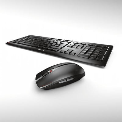 Cherry STREAM - Desktop set - Wireless - QWERTZ - Black [JD-8500DE-2]