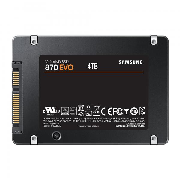 Samsung 870 EVO SATA III 2.5 inch SSD 4TB [MZ-77E4T0B/EU]
