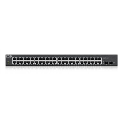 ZYXEL SWITCH WEB MANAGED 48X GB (24X POE EROG.FINO 170W), 2X SFP GB, RACK [GS190048HPV2-EU0101F]