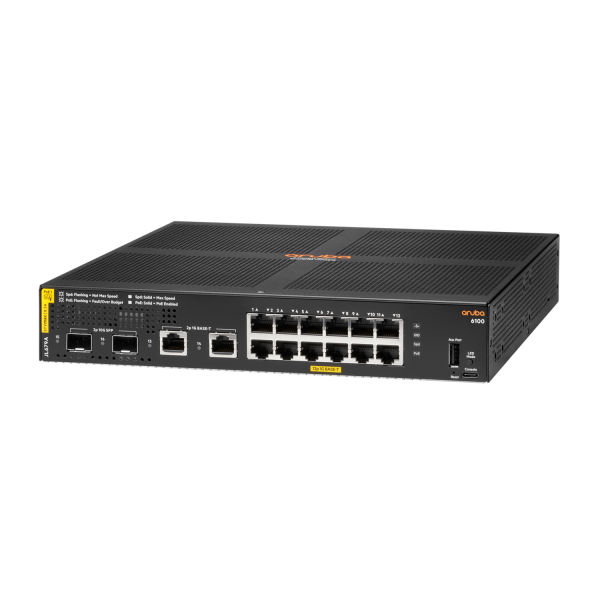 Hp Aruba 6100 12G Class4 PoE 2G/2SFP+ 139W Switch [JL679A#ABB]