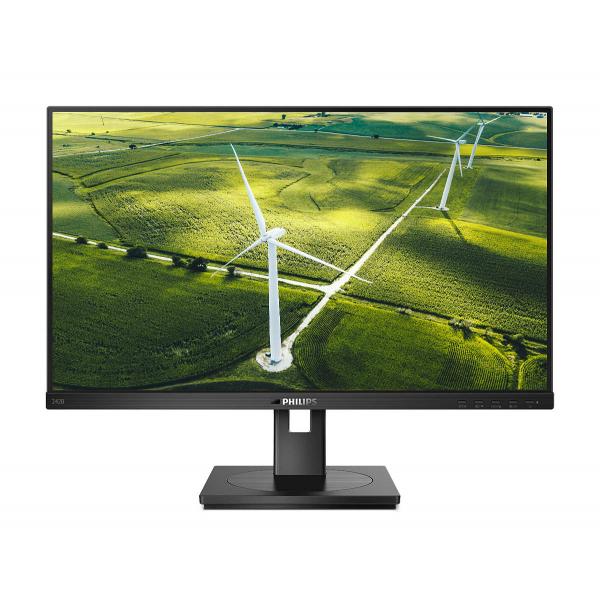 PHILIPS MONITOR 23,8 LED IPS 16:9 FHD 4MS 250 CDM, VGA/DVI/DP/HDMI, GREEN LINE, PIVOT, MULTIMEDIALE [242B1G]