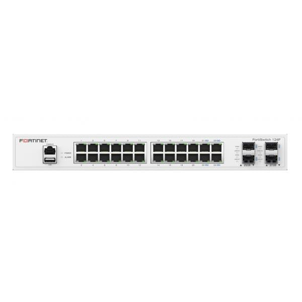 FORTISWITCH-124F FORTISWITCH-124F SWITCH CON 24 P. GE + 4 P. SFP+ + 1 P. CONSOLE RJ45 [FS-124F]