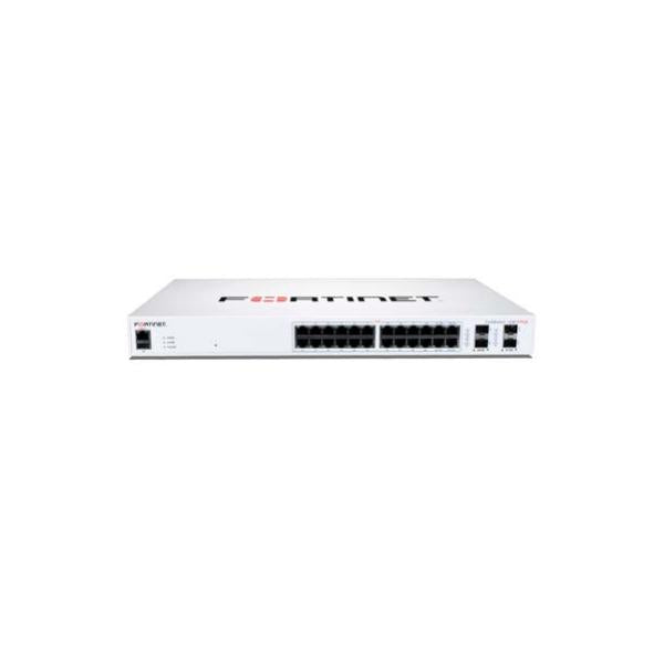 FORTISWITCH-124F-POE SWITCH L2+ MAN. POE 24 P. GE, DI CUI 12 P. POE+, 4 SFP+, POE POWER BUDGET 185W [FS-124F-POE]