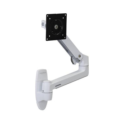 Ergotron LX WALL MOUNT - BRIGHT WHITE - MAX 24 INCH - MAX WEIGHT 9.1KG [45-243-216]