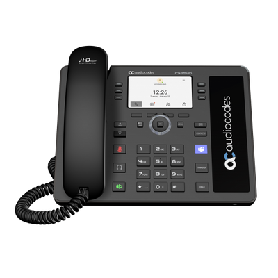 Audiocodes Teams C435HD-R IP-Phone PoE GbE black [TEAMS-C435HD-R]